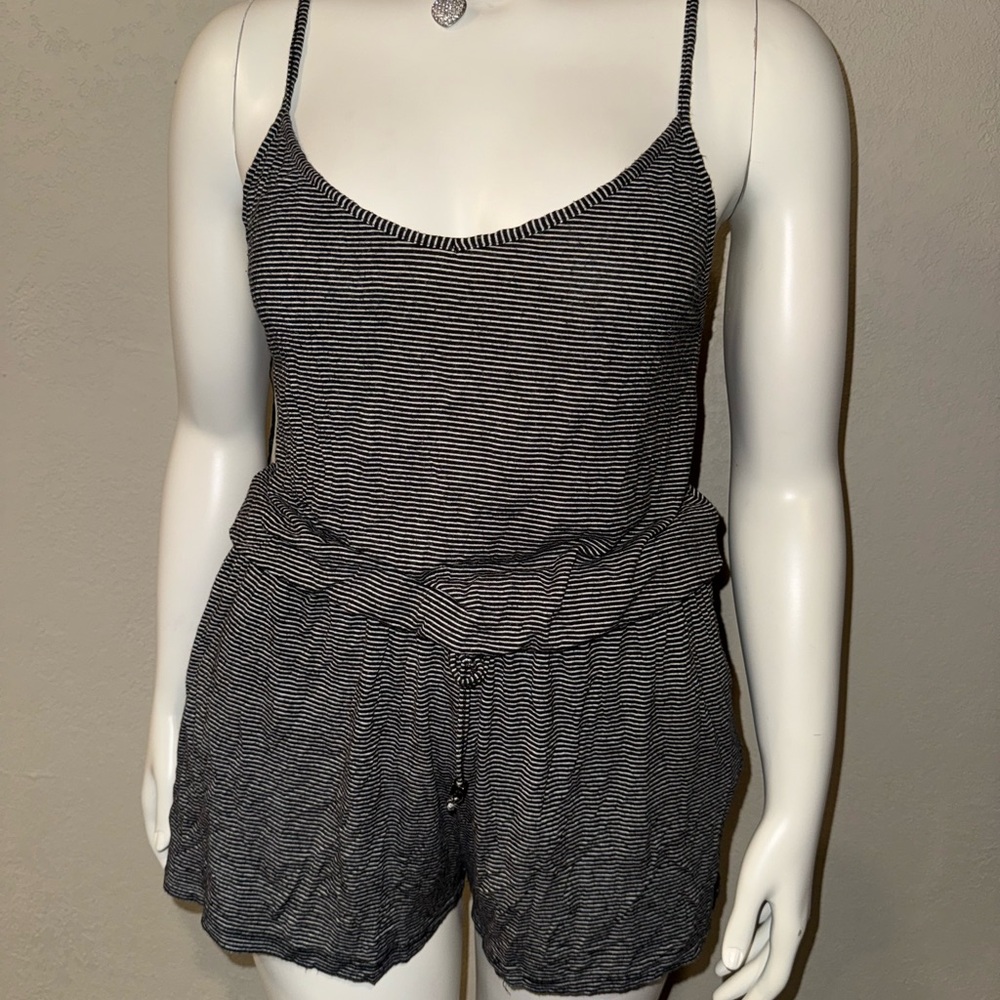 Cotton On NAVY BLUE AND WHITE Striped Garment